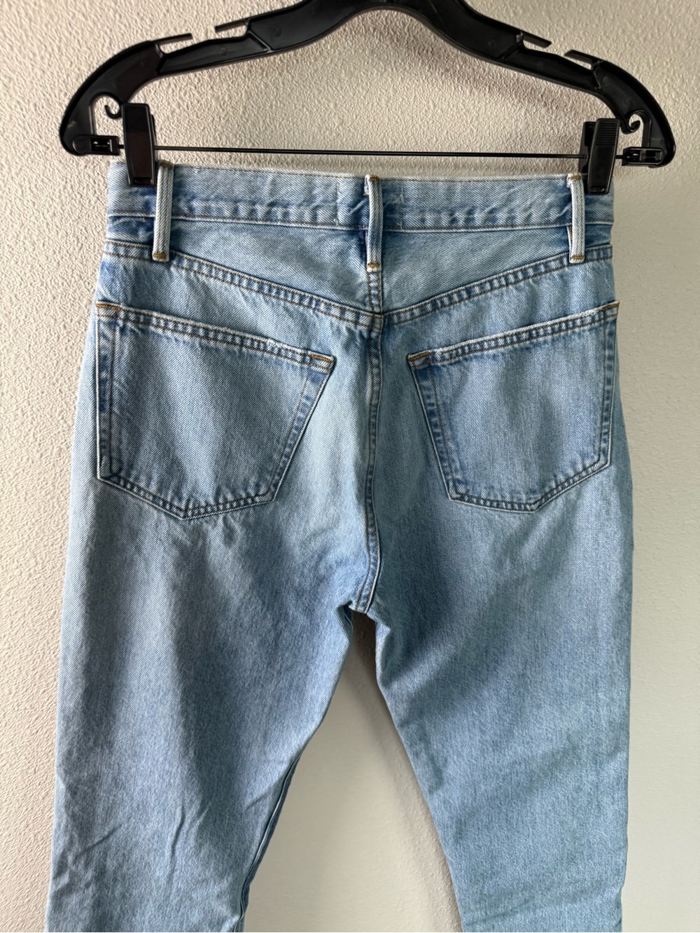 FRAME Le Original Straight Leg Jeans Patch Rework Denim Distressed Women’s 26 - Picture 10 of 11